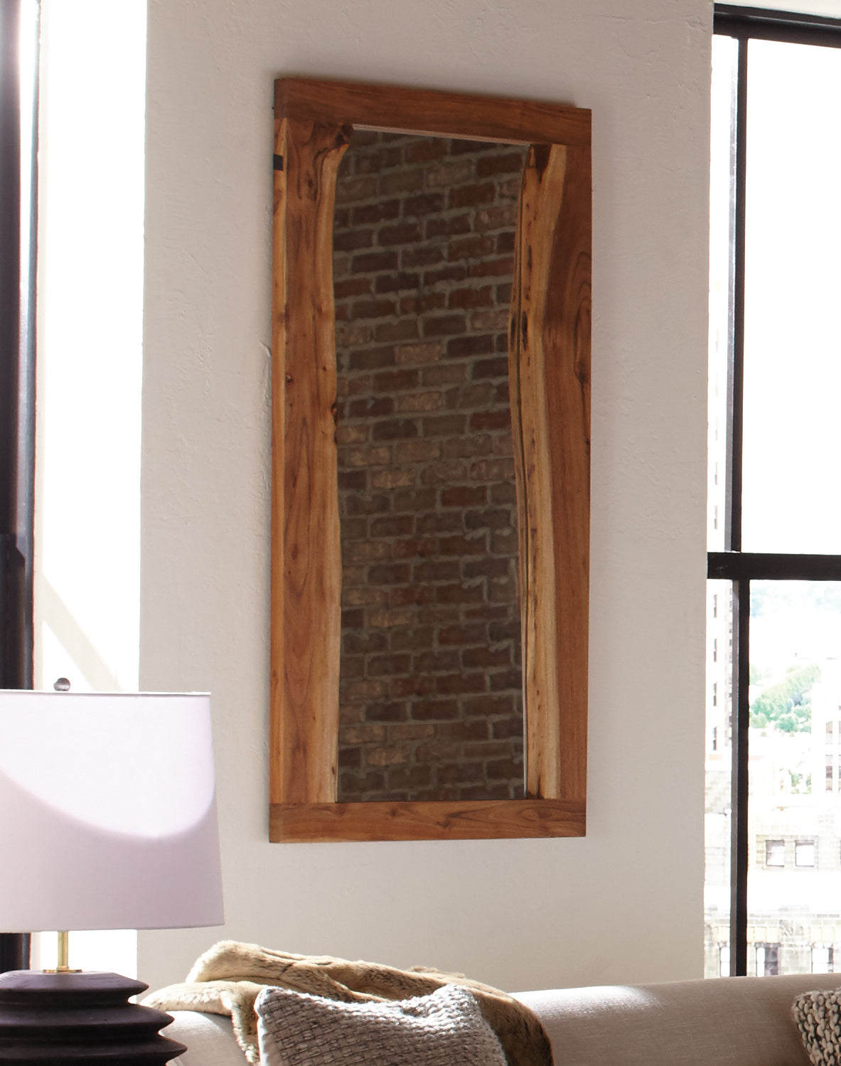 Alpine Natural Live Edge Wood Mirrors