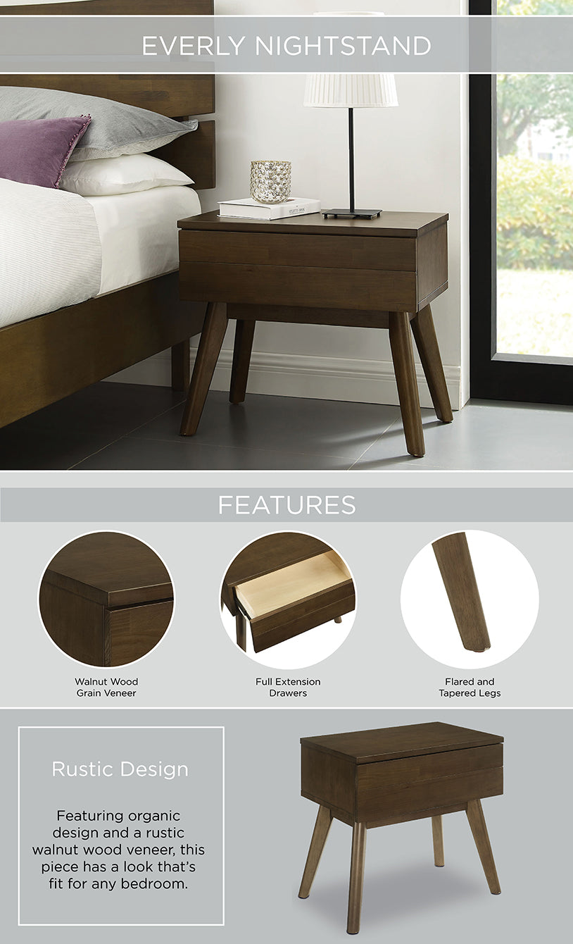 Everly Wood Nightstand