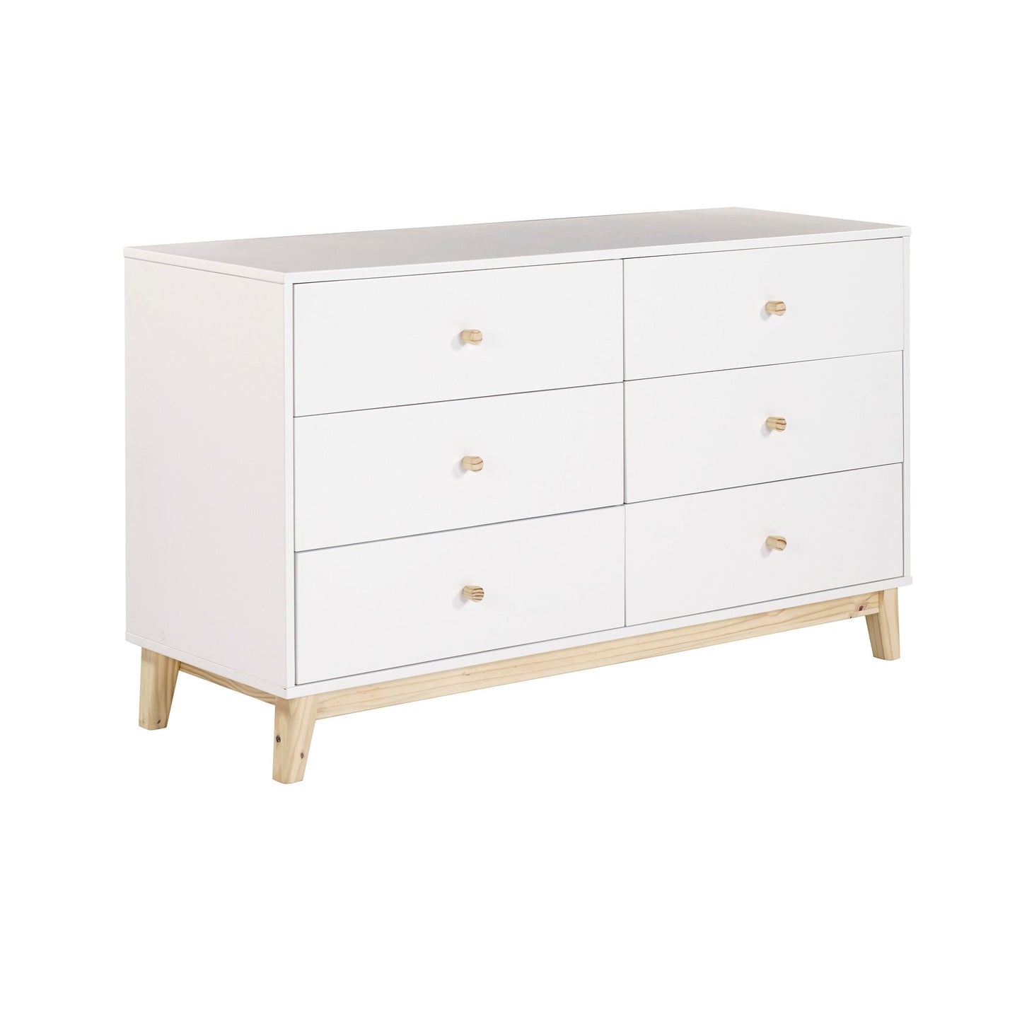 Mod 6-Drawer Double Dresser