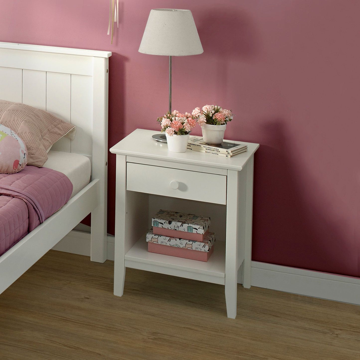 Simplicity 1-Drawer Nightstand