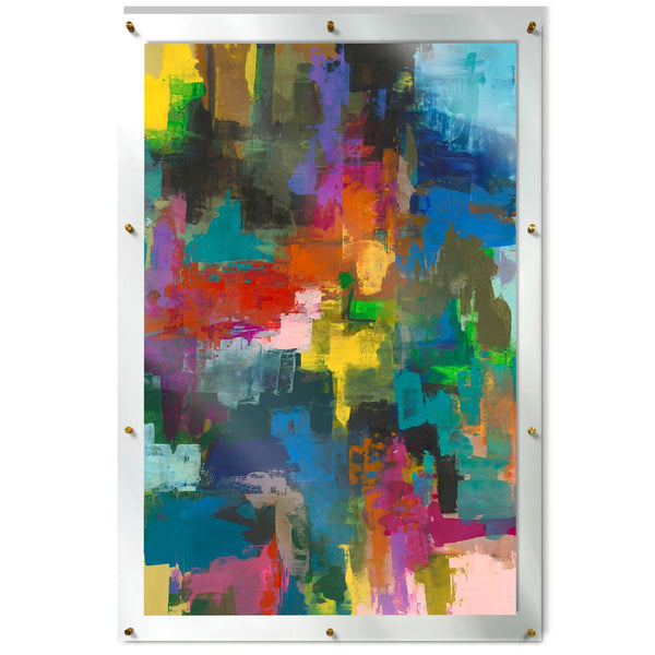 SURGE ART- LARGE | Hand Painted Abstract on Plexiglass