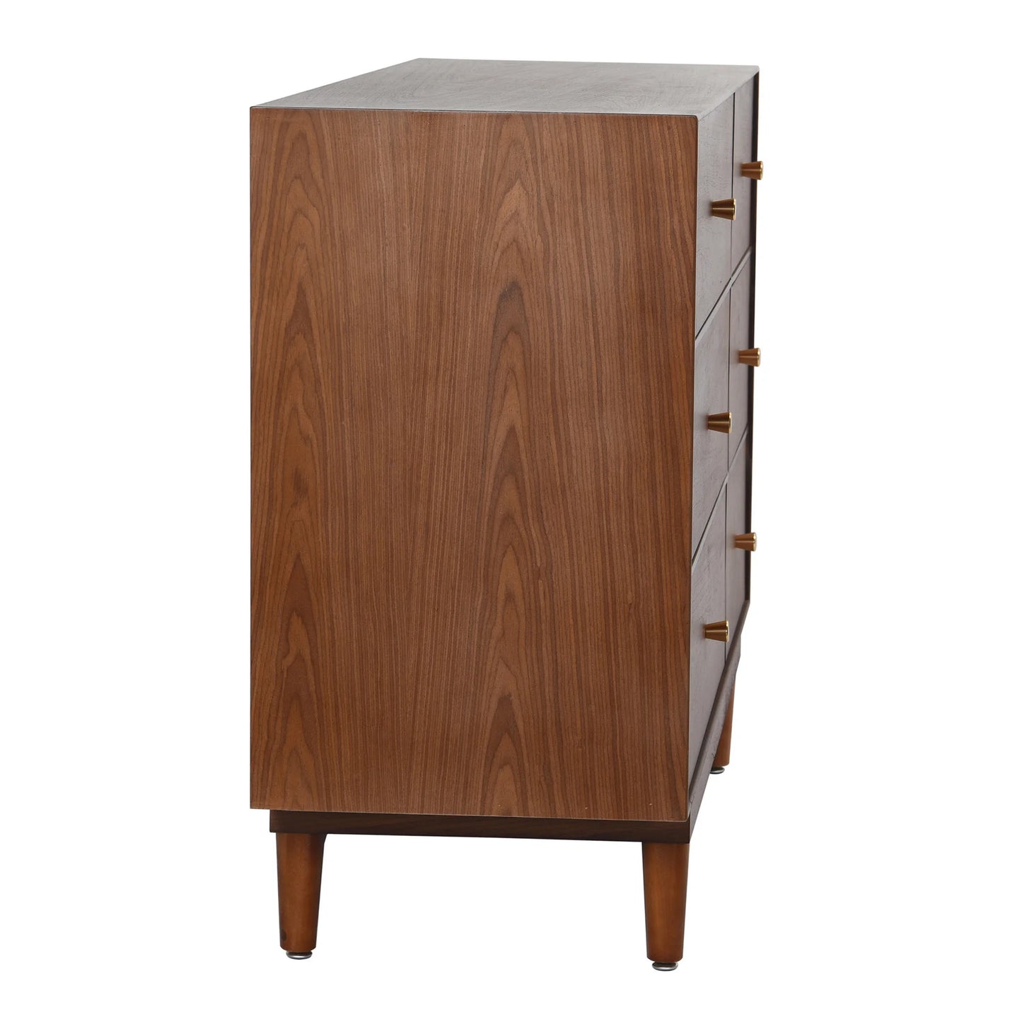 Mid-Century Walnut Veneer Dresser by DANN FOLEY LIFESTYLE