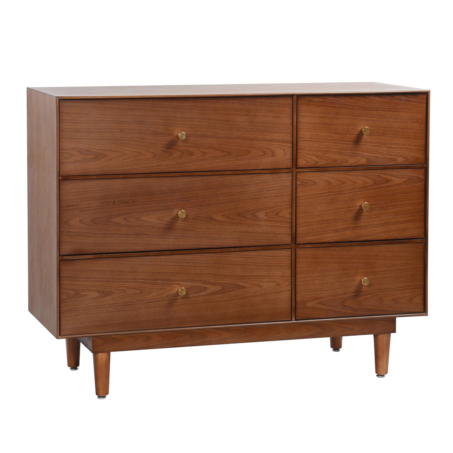 Mid-Century Walnut Veneer Dresser by DANN FOLEY LIFESTYLE