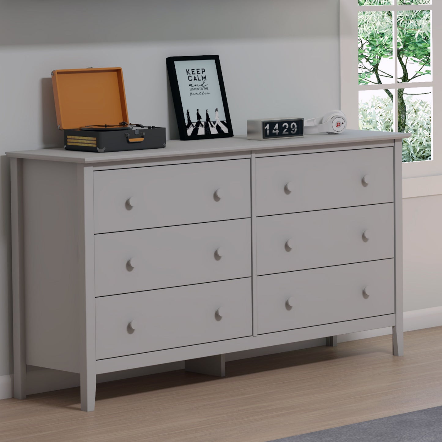 Simplicty 6-Drawer Dresser