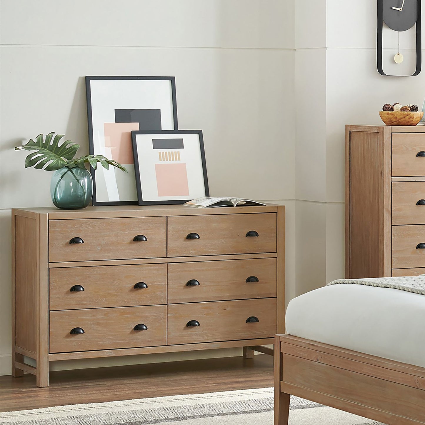 Arden 6-Drawer Wood Double Dresser