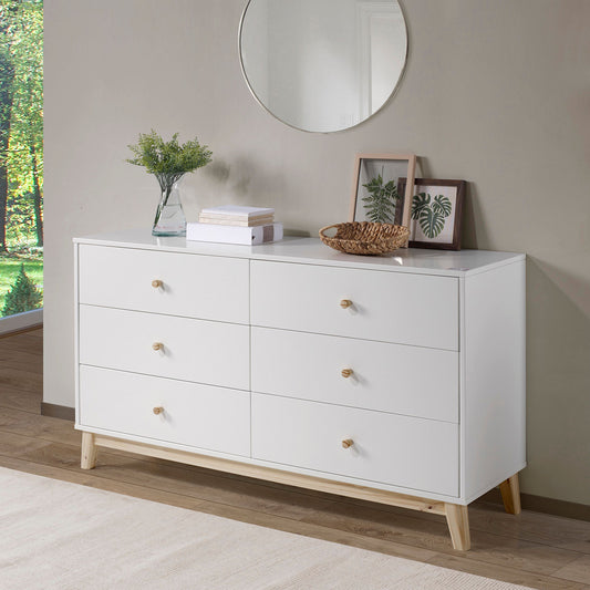Mod 6-Drawer Double Dresser